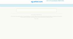 Desktop Screenshot of eg-artist.com